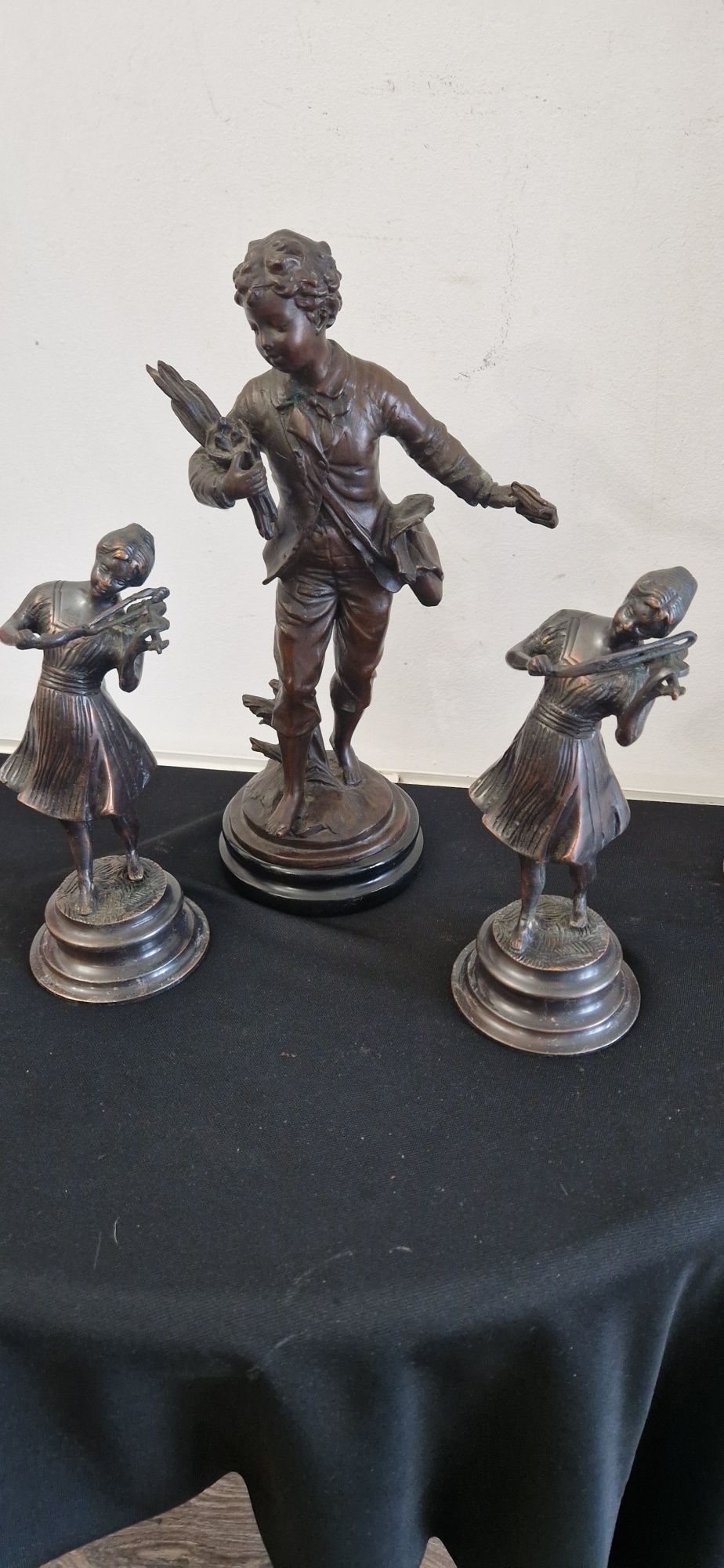Statueta veche bronz