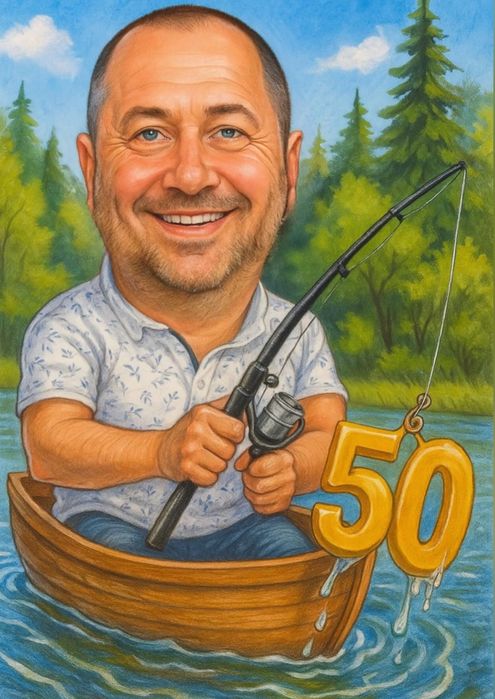 Карикатура по снимка – дигитална карикатура идеален подарък!