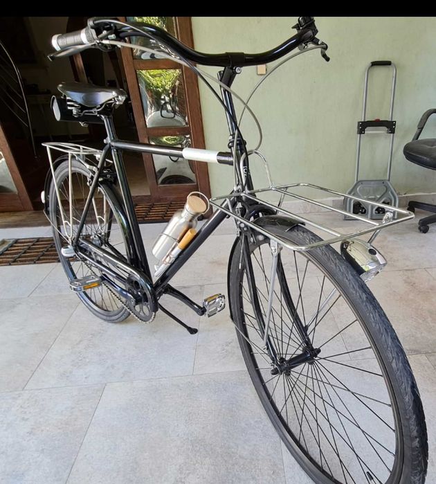 Bicicletă urbană Creme cu accesorii Brooks – stare excelentă