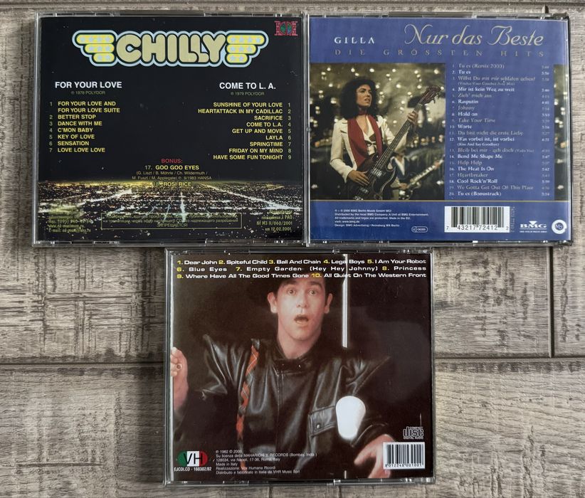 Cd-uri muzica italo-disco/pop/rock anii 80-90