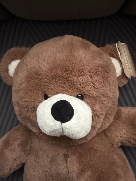 Urs de plus, nou, cu eticheta, 50 cm, maro cuddly and huggy teddy bear