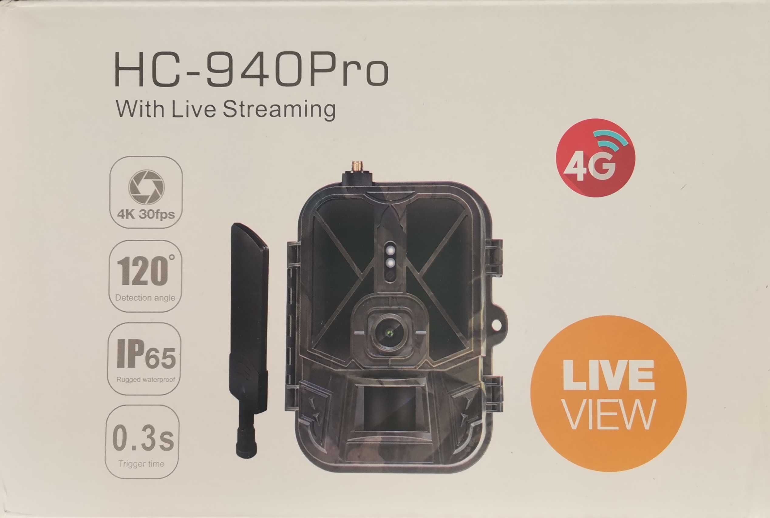 Ловна камера НС-940 Pro-li, 4G работи с приложение, Lithium Battery