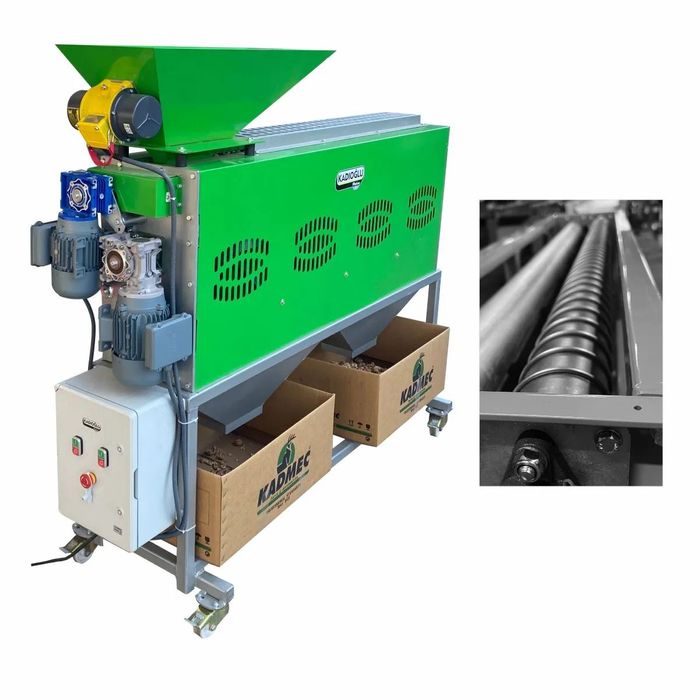 KADIOGLU Spargator cu calibrator pentru nuci electric, Model CKK200 Spargator cu calibrator pentru nuci electric Kdioglu, Model CKK200