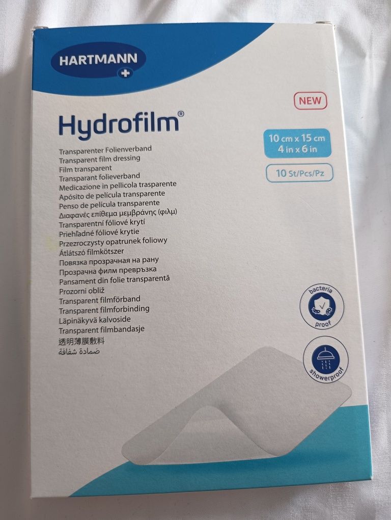 Plasture steril transparent Hydrofilm Hartmann 10x15 cm sigilat