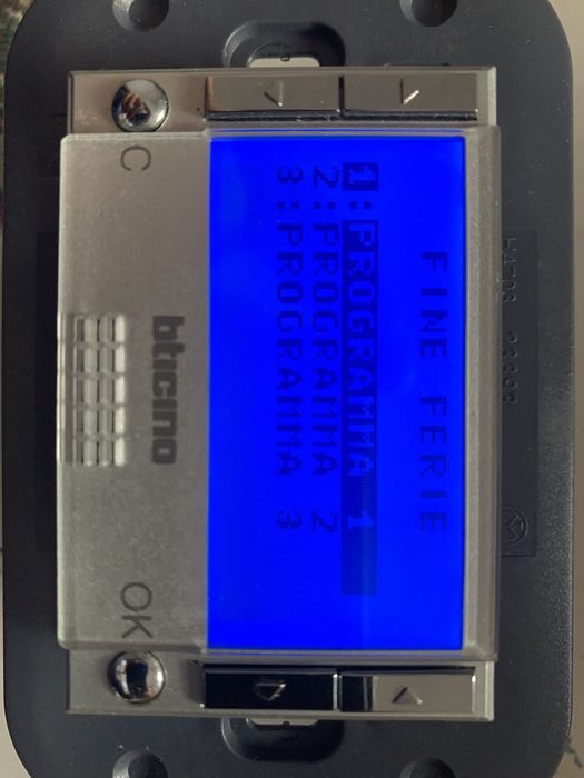 Cronotermostat Bticino, aer conditionat, centrale termice