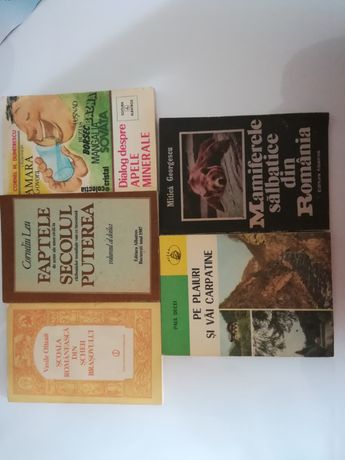 Cărți  utile din comunism, școala românească, ape minerale