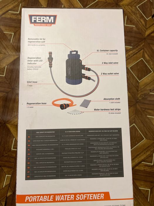 Dedurizator apa marca Ferm