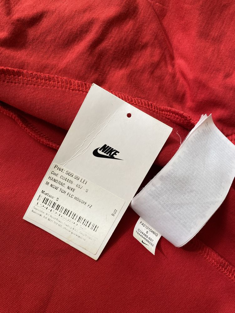 Compleu Nike Tech Fleece Red, size S