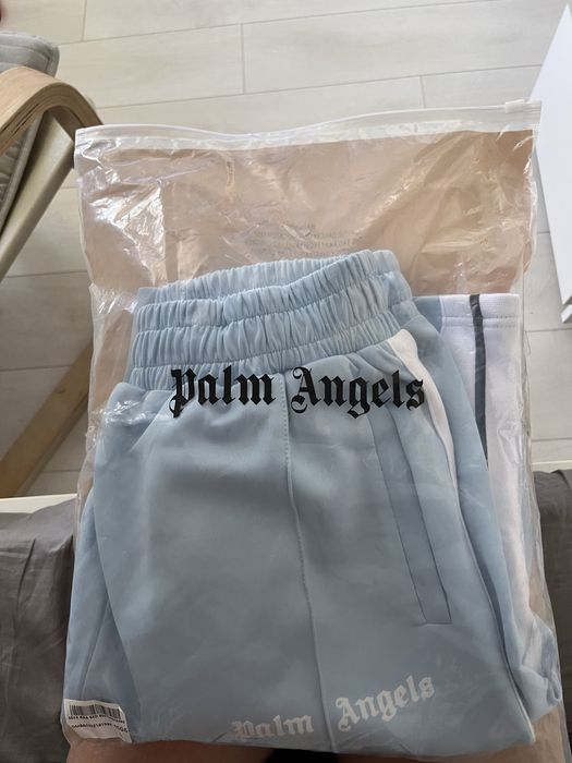Pantaloni scurti Palm Angels albastri noi cu eticheta