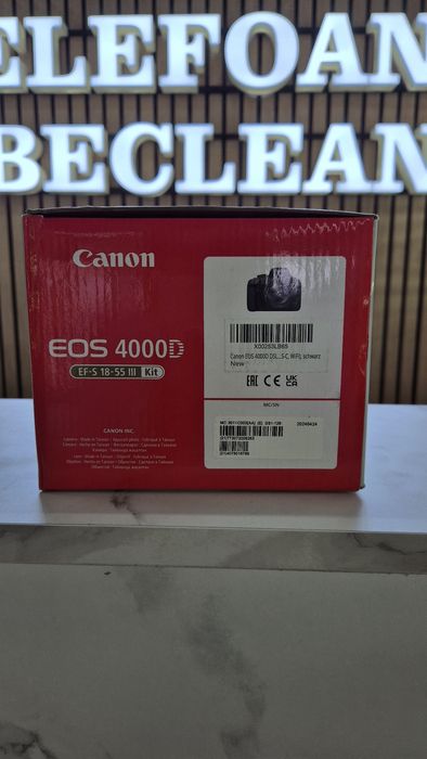 Canon EOS 4000D kit black