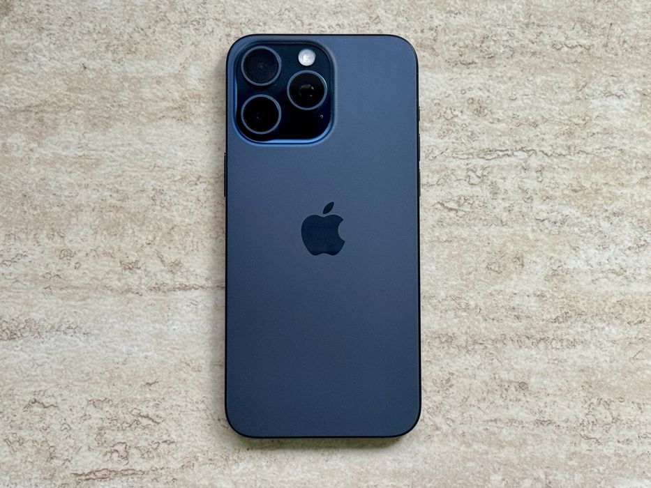 Apple iPhone 15 Pro MAX 256GB Blue Titanium 100% батерия