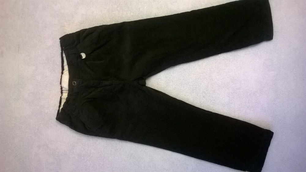 Pantaloni velur, Coccodrillo, mar. 98, unisex, negri, calitate deosebi