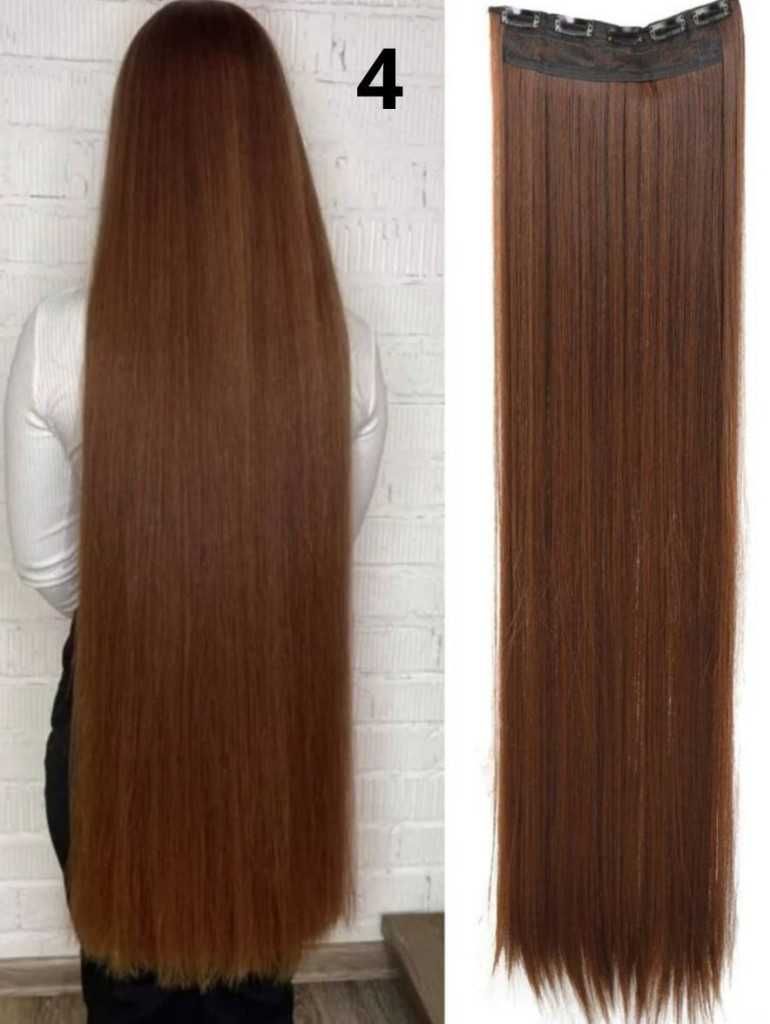 Качествена дълга коса/ цял екстеншън за по-голям обем и дължина