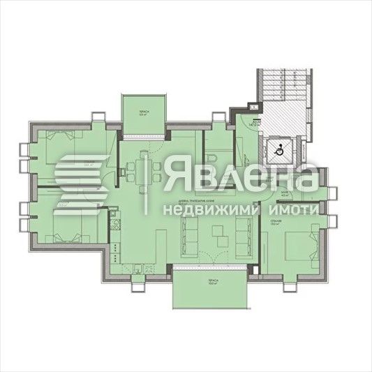 Продава се Четиристаен апартамент в Варна, Изгрев - 162 кв.м за 1544 €/кв.м - Снимка #1