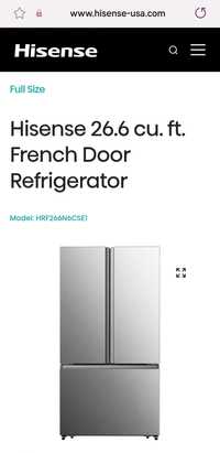 Hisense голям хладилник с фризер