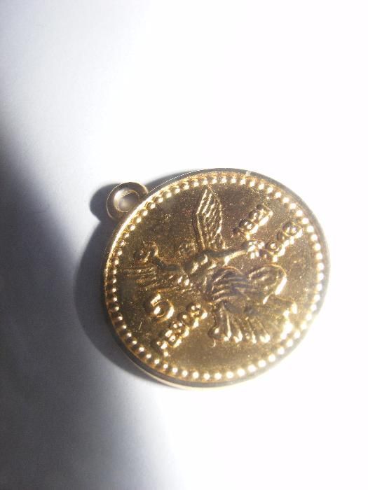 Medalion,pandantiv moneda,ESTADOS UNIDOS Mexicanos,5 pesos 1821-1943