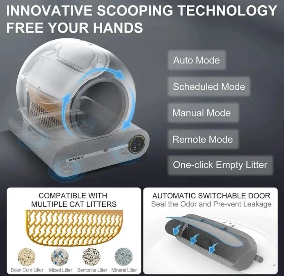 Smart Автоматична интелигентна котешка тоалетна