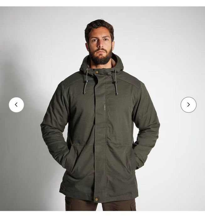 Decathlon Топло яке за лов 100, зелено