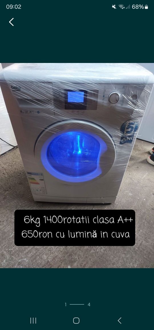 Mașina de spălat garantie și transport