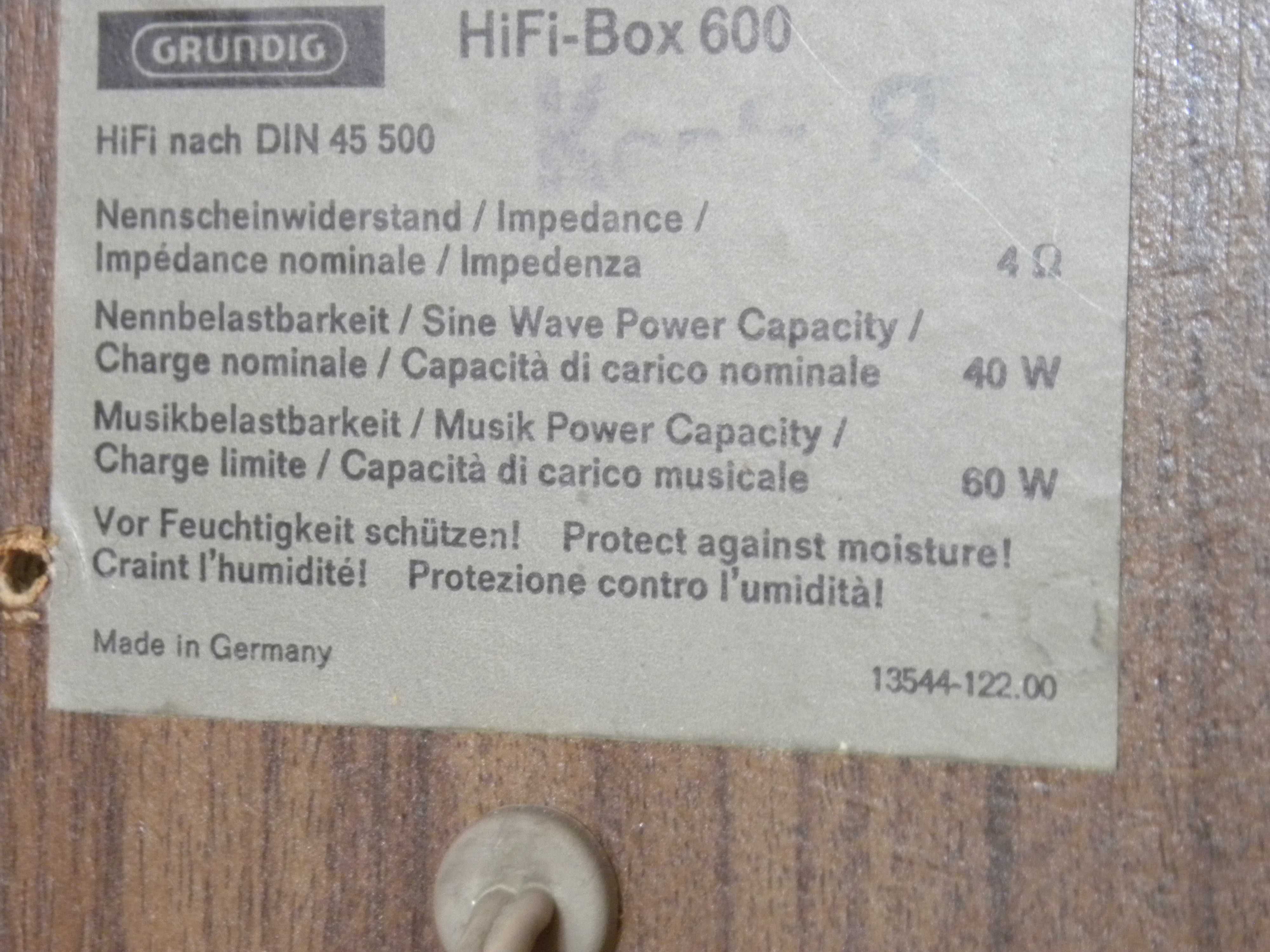 Vintage Grundig Hi-Fi Box 600 (1976/1977)