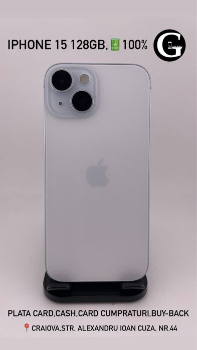 G Store Mobile! OFERTA: iPhone 15 128GB,100%!