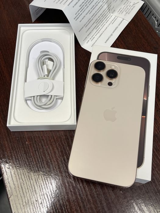 Iphone 16 pro max Desert 100% батерия