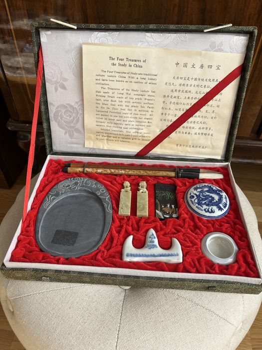 Подарочный набор новый для калиграфии Китай винтаж