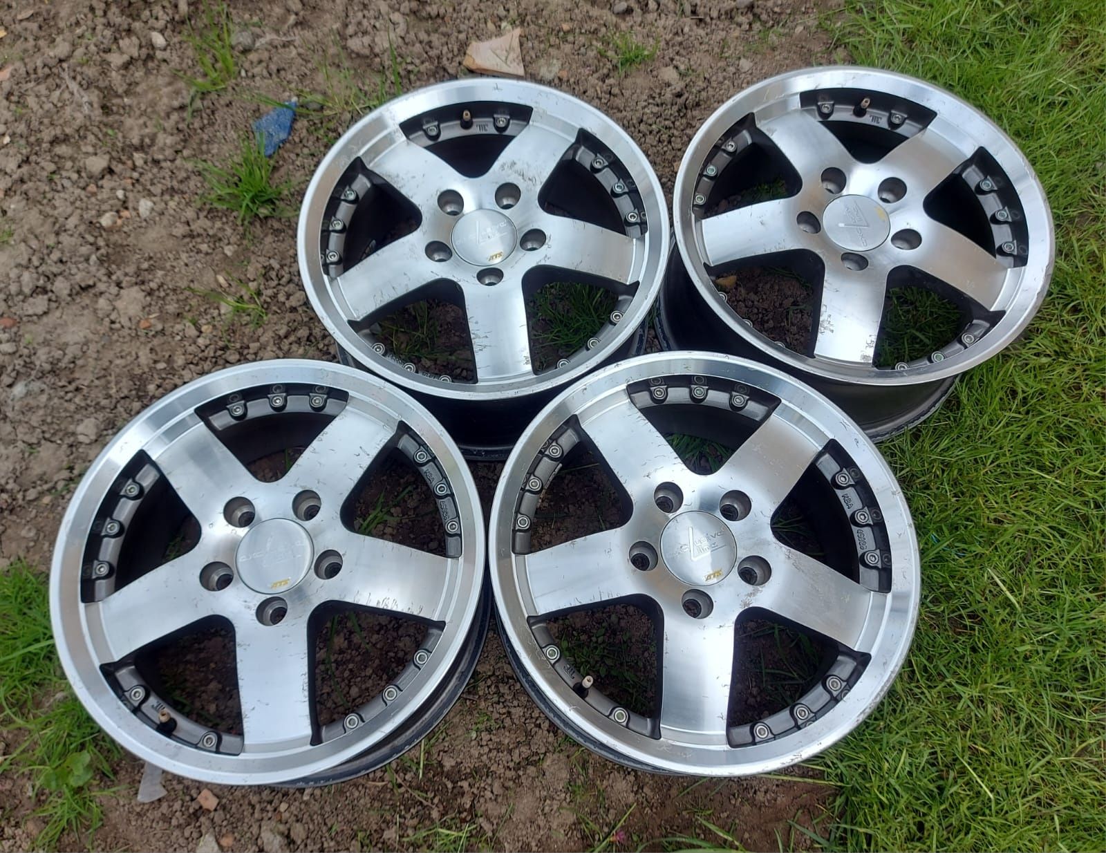 Set 4buc jante aliaj VW Audi Skoda R15 seria 7Jx15H2 ET50 - 5x112