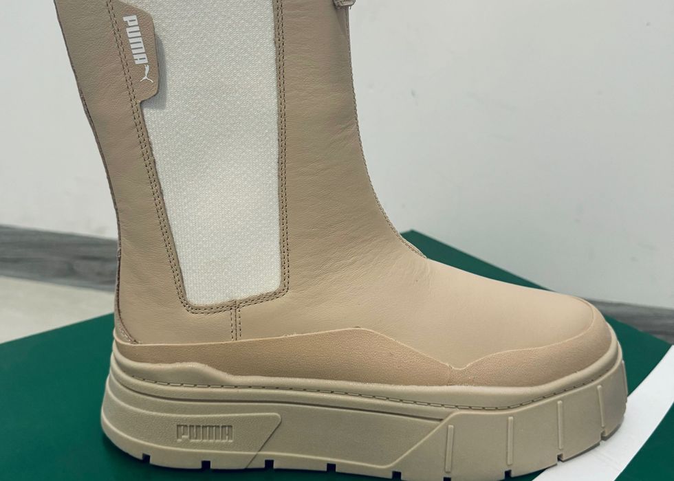 Нови дамски ботуши Puma, естествена кожа