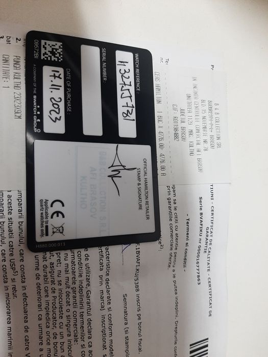 Ceas hamilton nou H327550