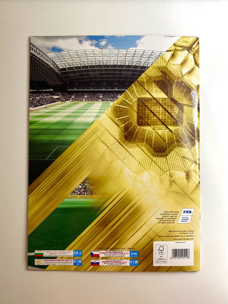 Album stickere Panini FIFA 365 2019, nou, stare excelenta