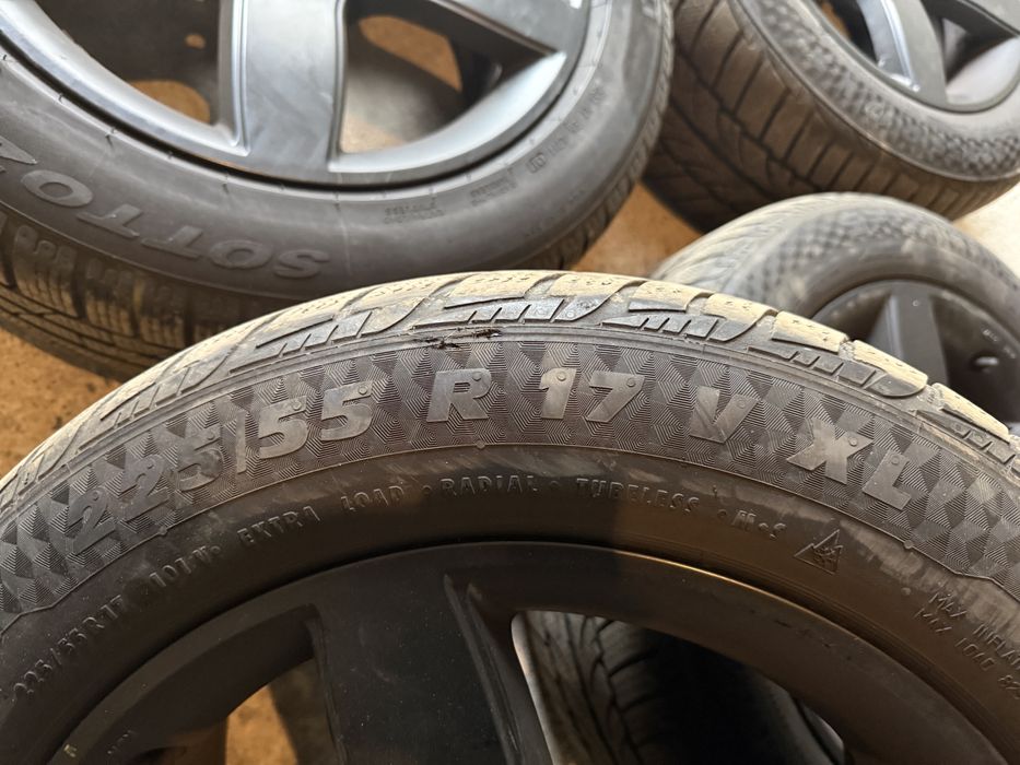 Vand jante BMW + cauciucuri de iarna 225/55 R 17
