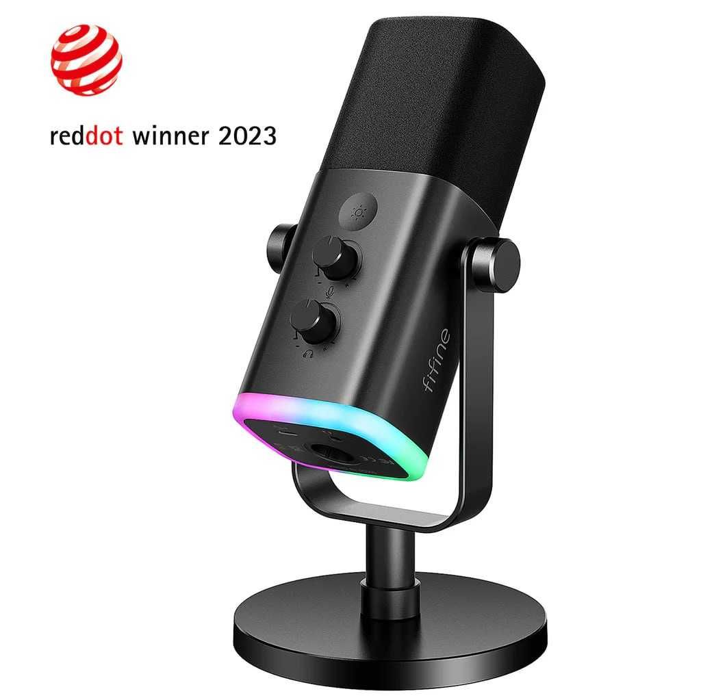 Fifine AM8 – Black (XLR/USB Dynamic Microphone)