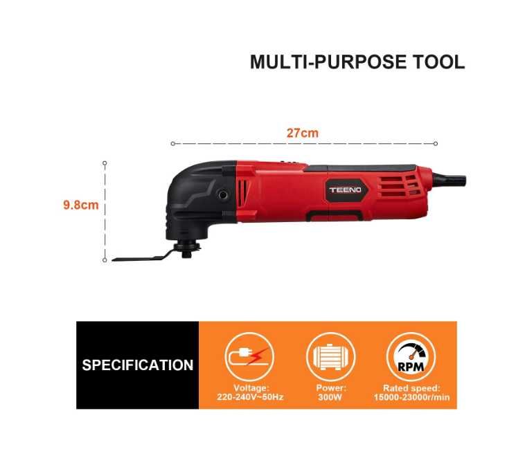 Unealta multifunctionala electrica 220-240V 300W 23000RPM 35 Accesorii