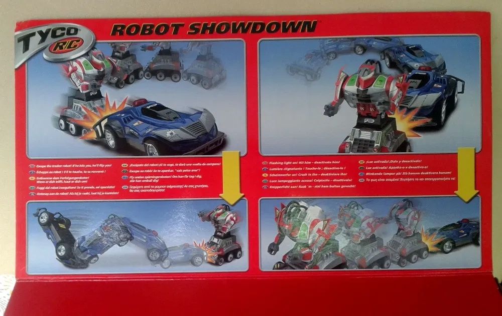 Tyco R/C Robot Showdown Mattel robot, masina teleghidata, telecomanda