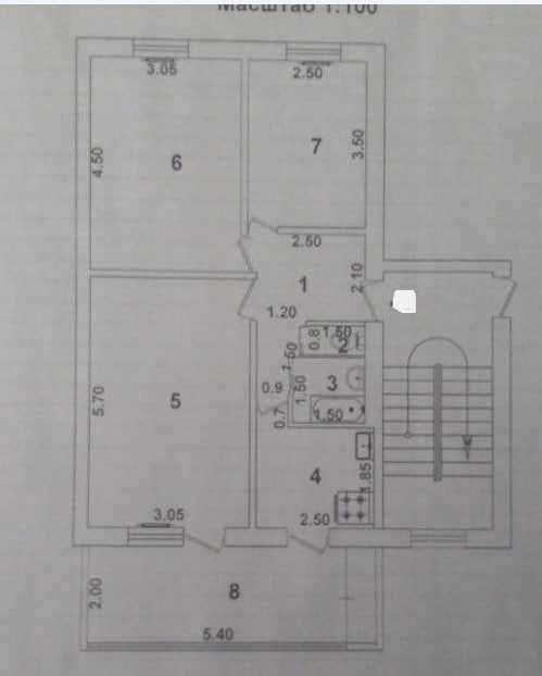 Квартира 3 комнатная 3 этаж Ц4 Кафе Бухара Можно в Ипотеку