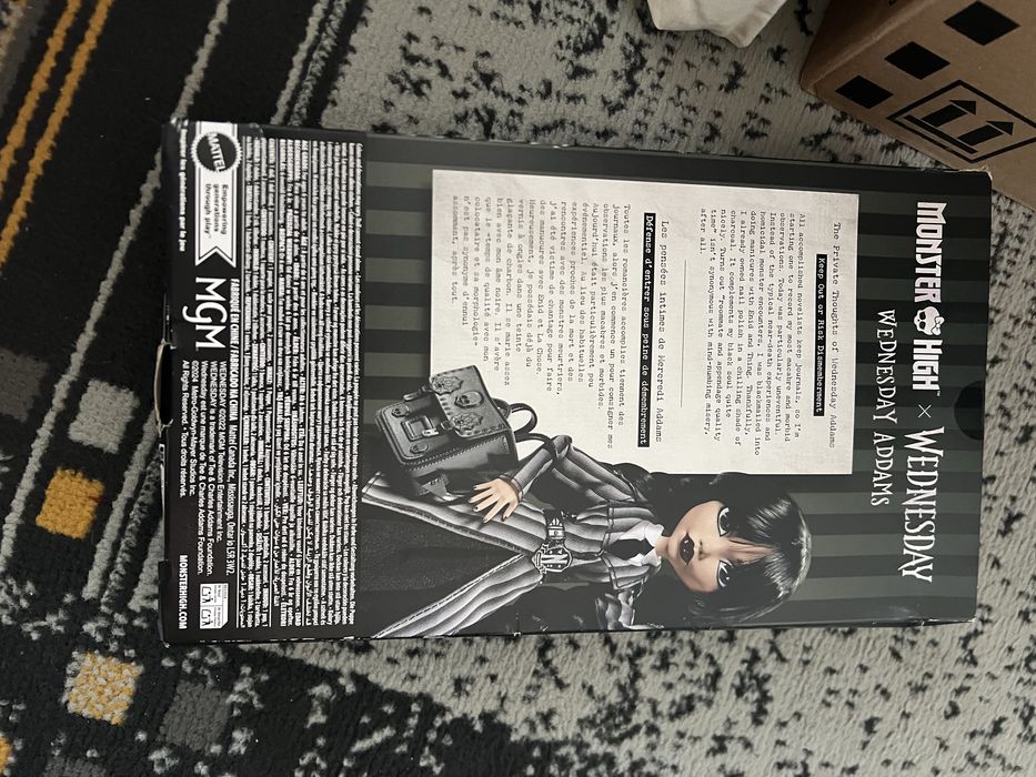 Papusa  Monster Hight wednesday