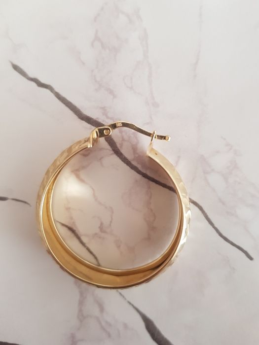 Vând cercei aur 14 k purtati o singură data 5,36 grame!Preț negociabil