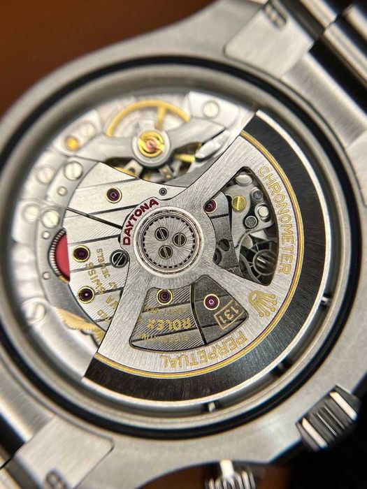 Rolex Daytona 4131 silver / black dial
