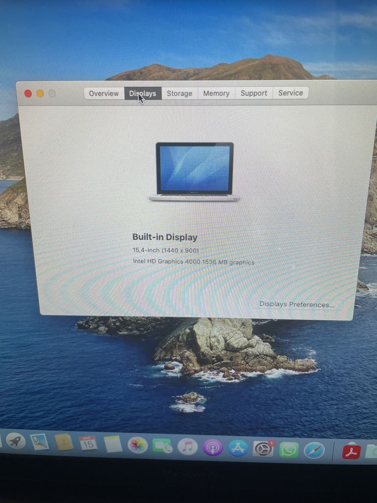 Macbook Pro, mid 2012,Intel i7, 16gb ram