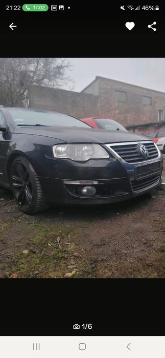 Bara fata capota aripa faruri vw Passat B6 negru LC9X