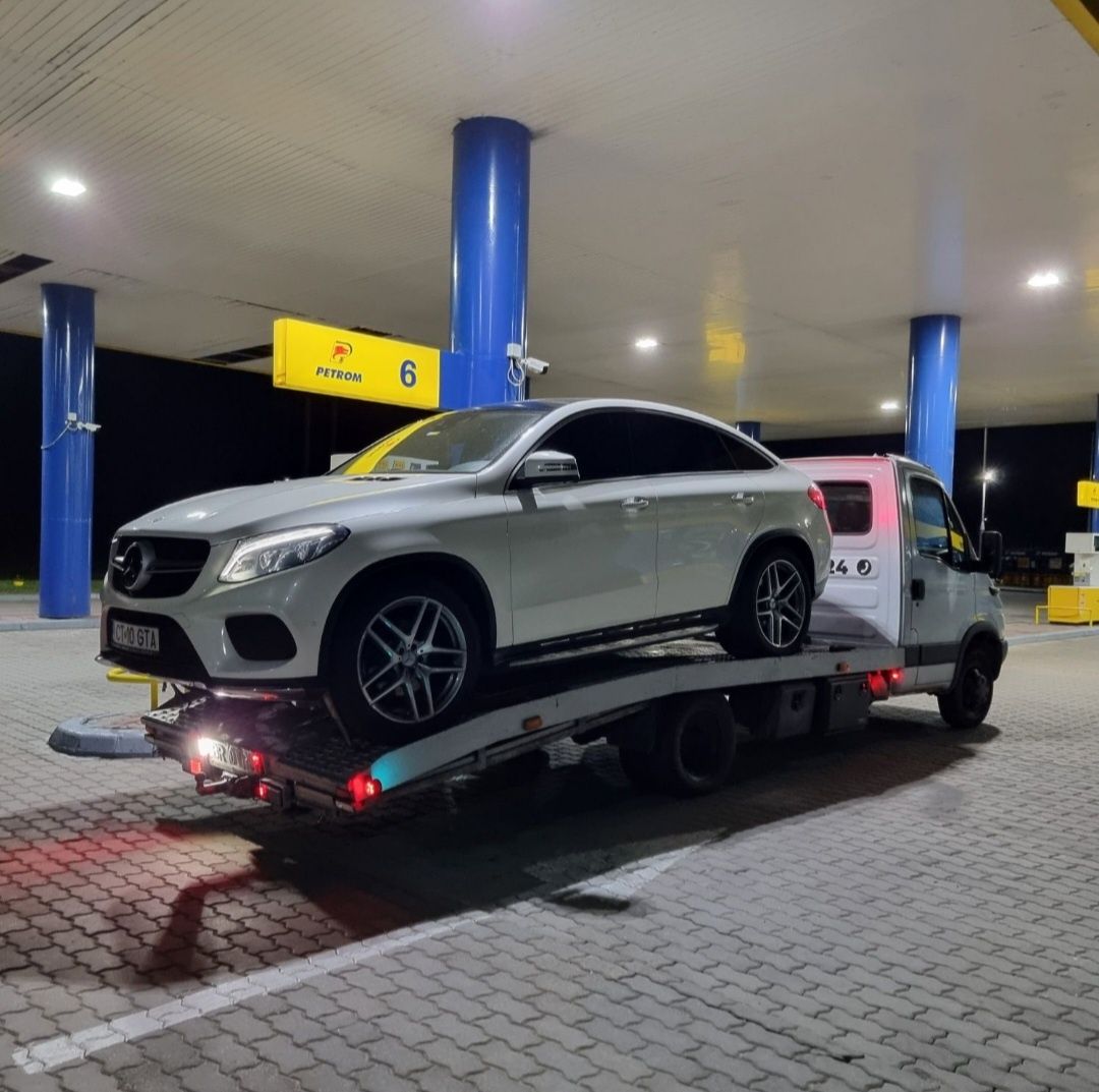 Tractări auto, platformă, asistență rutieră NON-STOP Brăila