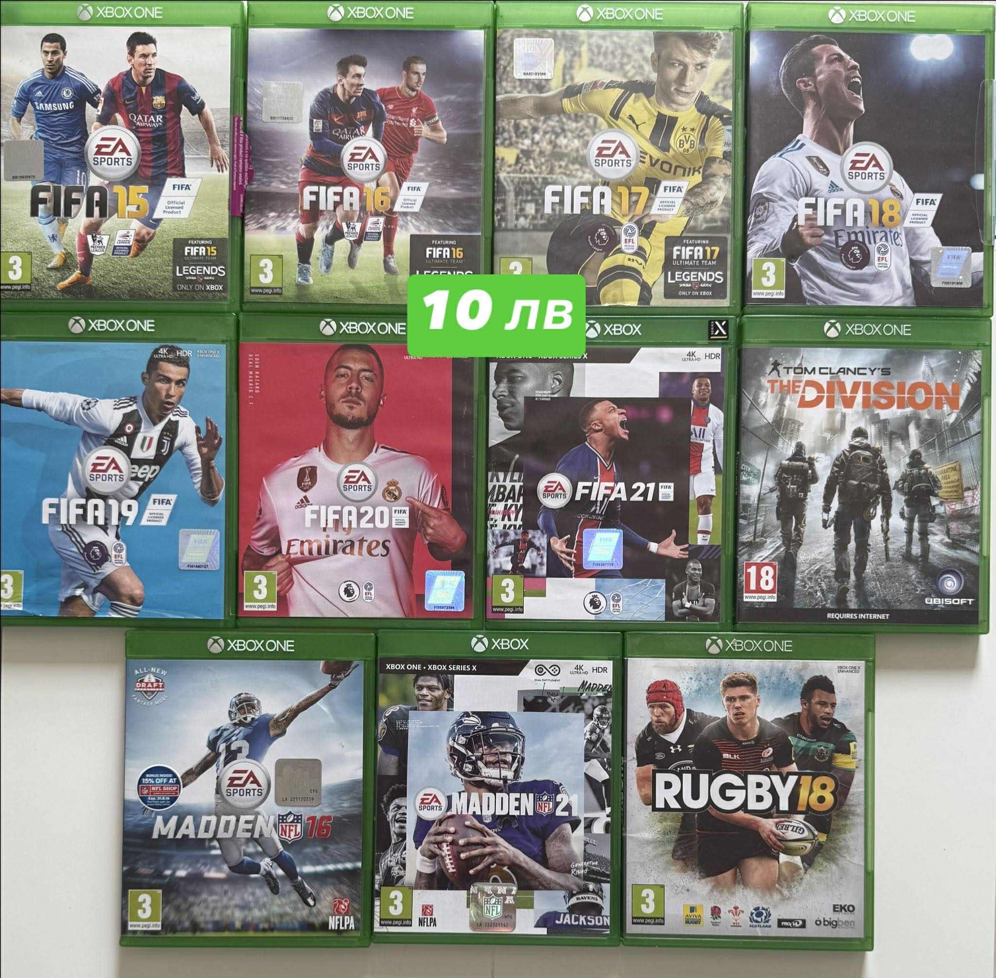 Xbox one над 100 Заглавия