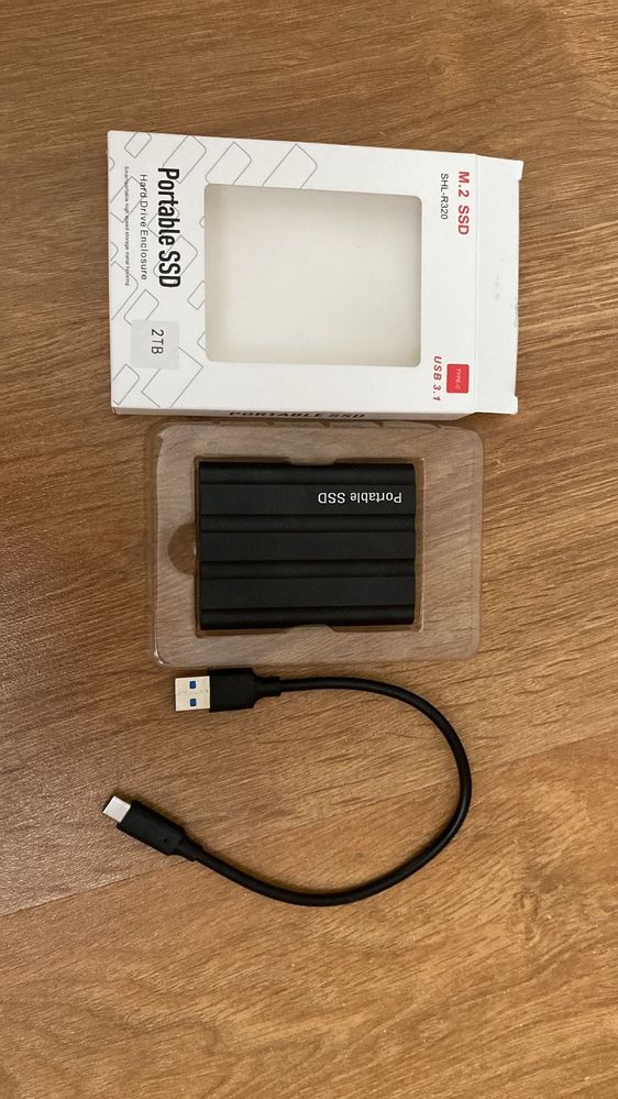 Нов преносим външен SSD Disk 2TB!PROMO