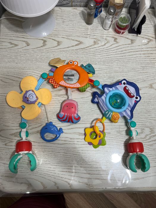 Игровая дуга, мобиль с игрушками, мобиль-дуга для малыша