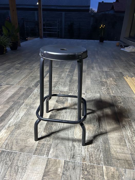 Set 6 scaune de bar IKEA RÅSKOG - culoare negru/antracit