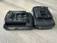 2 бр батерии BOSCH 18V  2 ha чисто нови !!! в гаранция