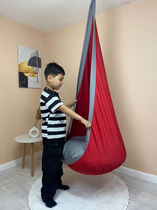 Детское подвесное кресло качели кокон, Качели.