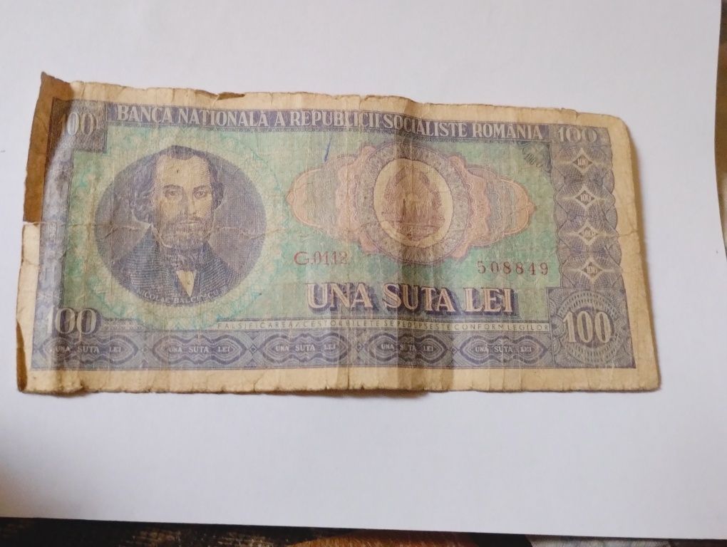 Bancnote vechi de 100 lei