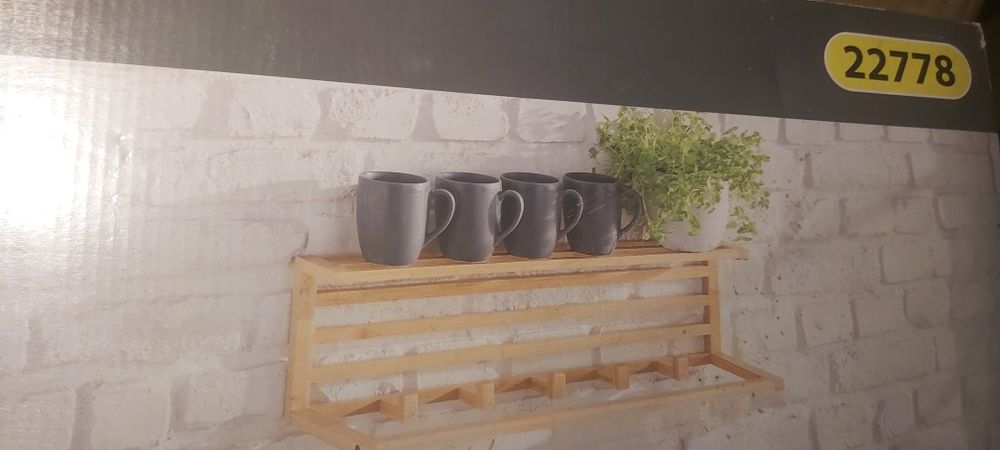 Suport pentru bucătărie din bambus nou preț fix